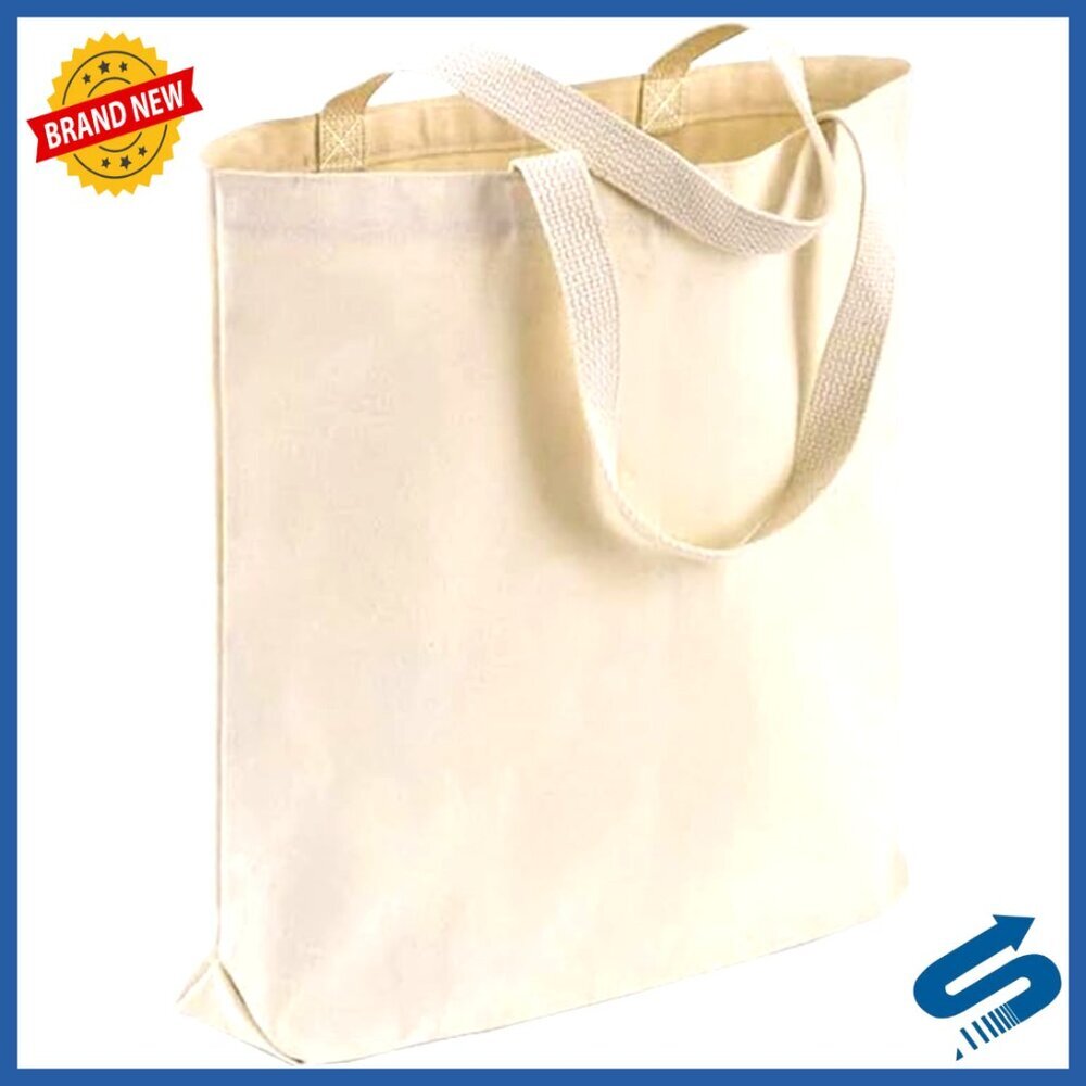 Canvas Tote Bag Reusable Eco-Friendly Grocery Shopping DIY Painting
